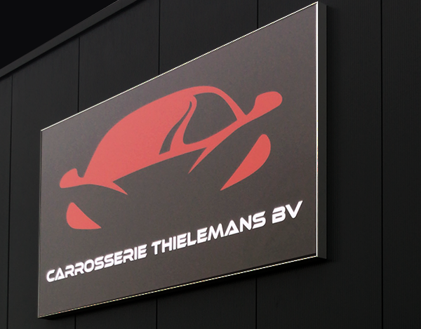 verlichtte gevelreclame